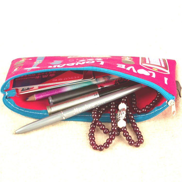 Wholesale Cartoon Oxford Cloth Zipper Pen Bags